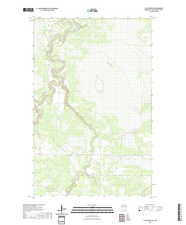 Littlefork NW topographic map thumbnail