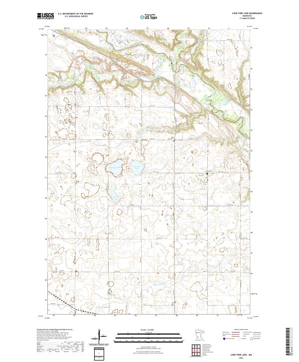 Lone Tree Lake topographic map thumbnail