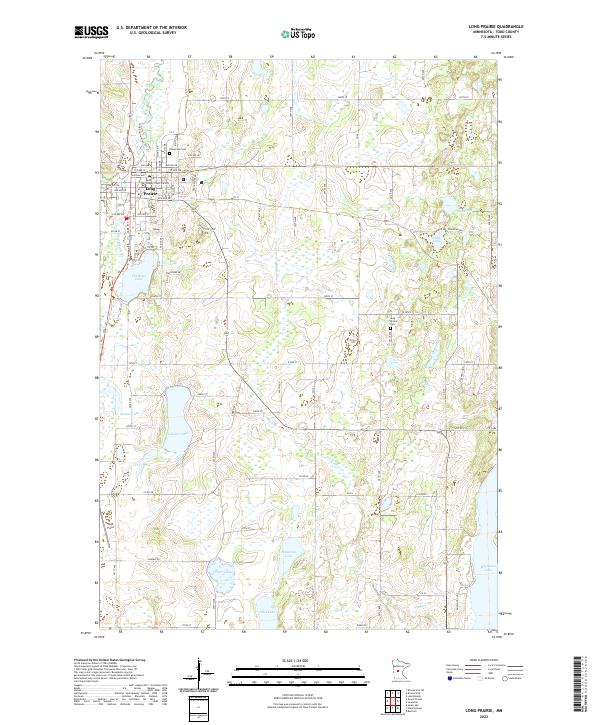 Long Prairie topographic map thumbnail