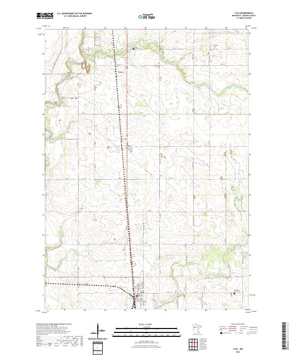 Lyle topographic map thumbnail