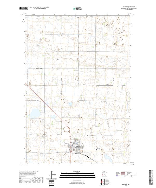 Madison topographic map thumbnail
