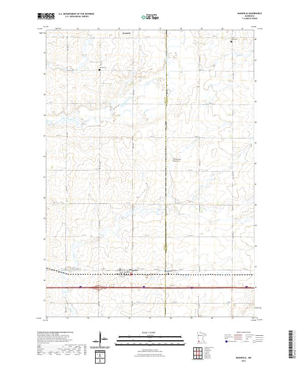 Magnolia topographic map thumbnail