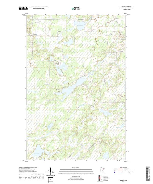 Makinen topographic map thumbnail