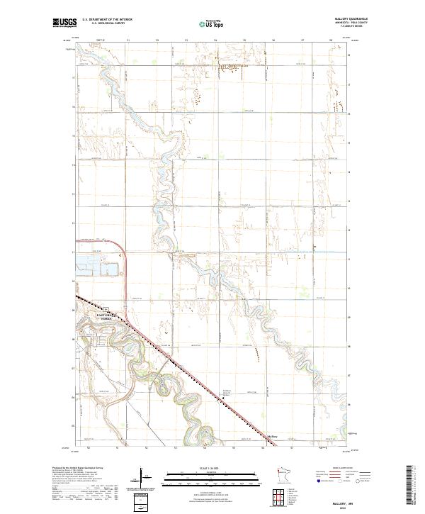 Mallory topographic map thumbnail