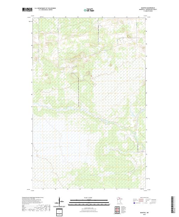 Manitou topographic map thumbnail