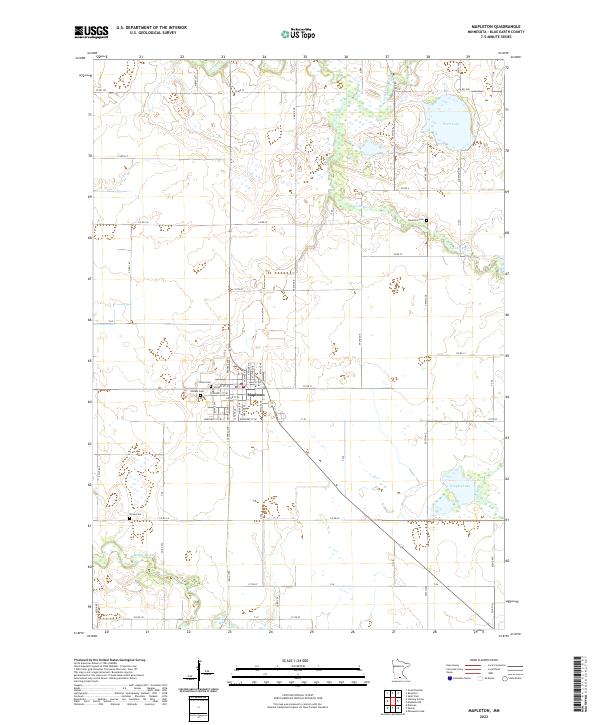 Mapleton 2022 topographic map thumbnail