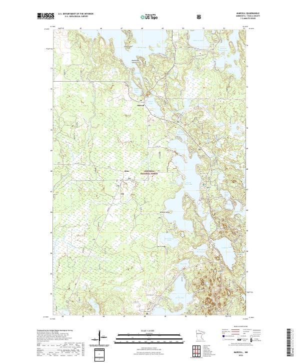 Marcell 2022 topographic map thumbnail