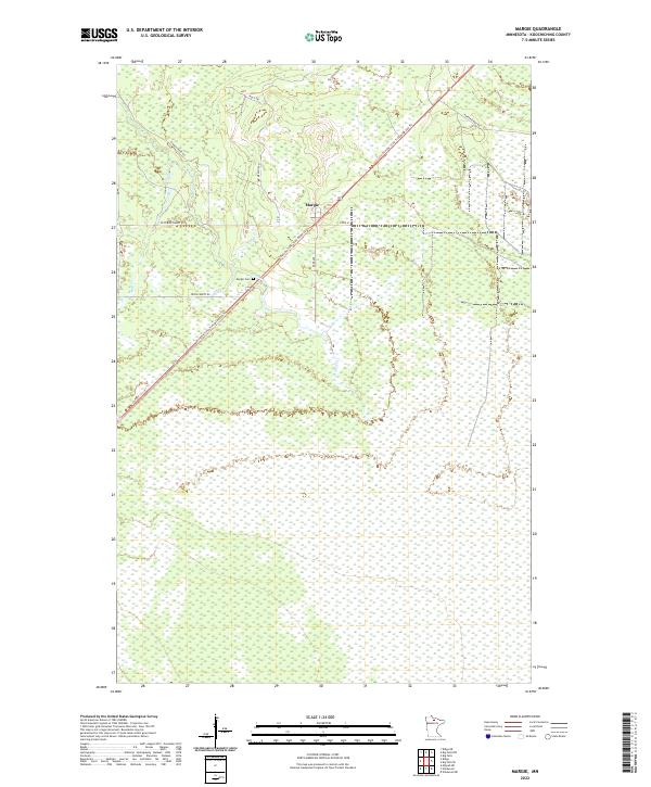 Margie 2022 topographic map thumbnail