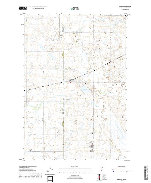 Marietta 2022 topographic map thumbnail