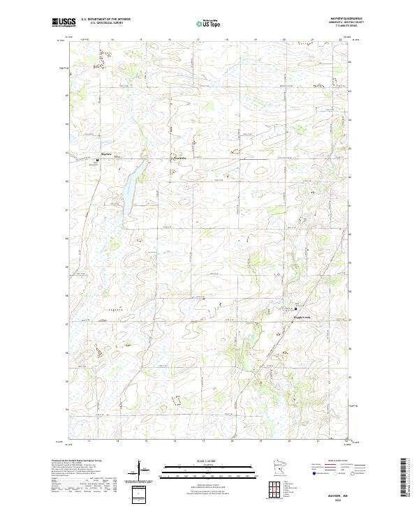Mayhew topographic map thumbnail