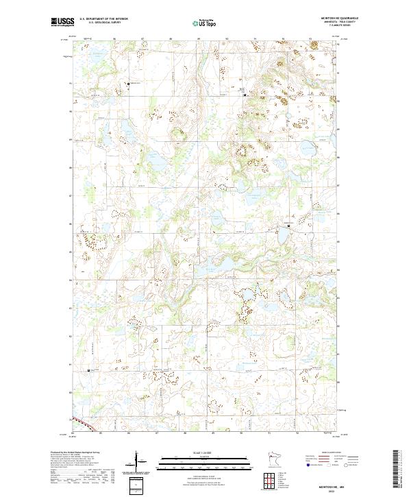 McIntosh NE 2022 topographic map thumbnail