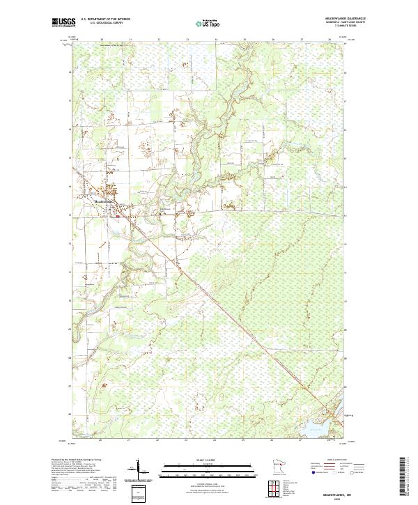 Meadowlands 2022 topographic map thumbnail