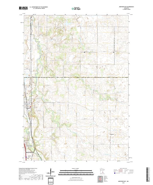 Medford East topographic map thumbnail