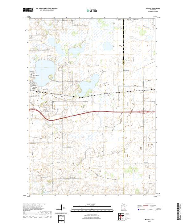 Meriden 2022 topographic map thumbnail