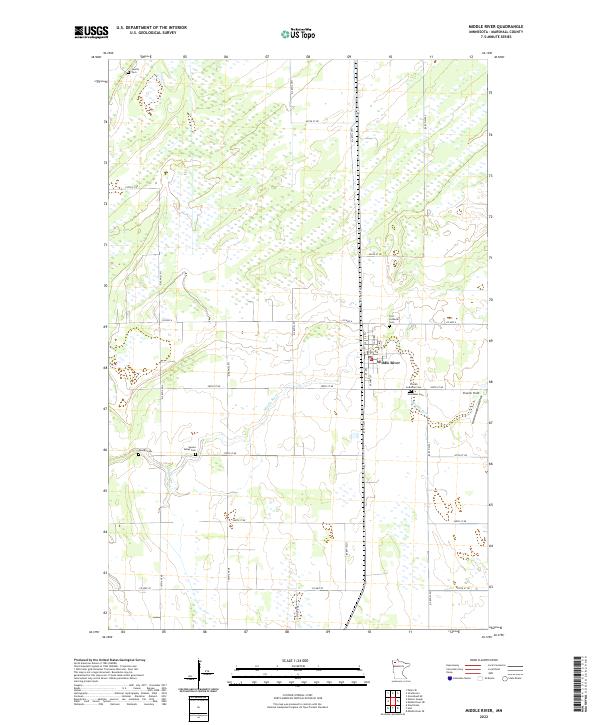 Middle River 2022 topographic map thumbnail