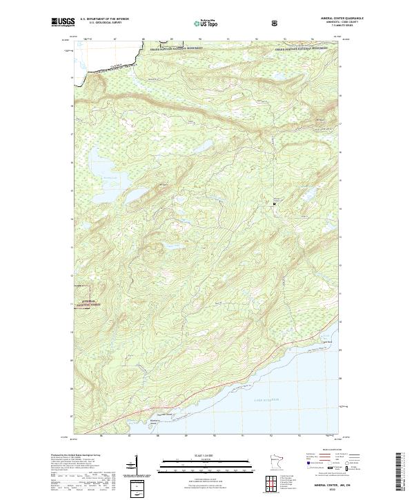 Mineral Center topographic map thumbnail