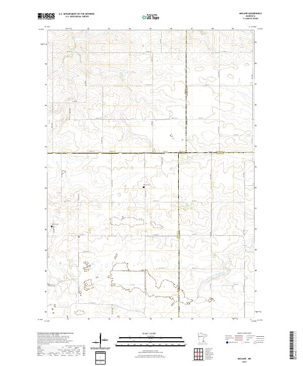 Moland 2022 topographic map thumbnail