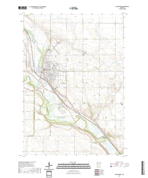 Montevideo topographic map thumbnail