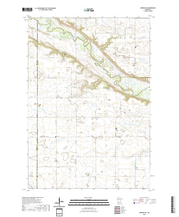 Morgan NE topographic map thumbnail