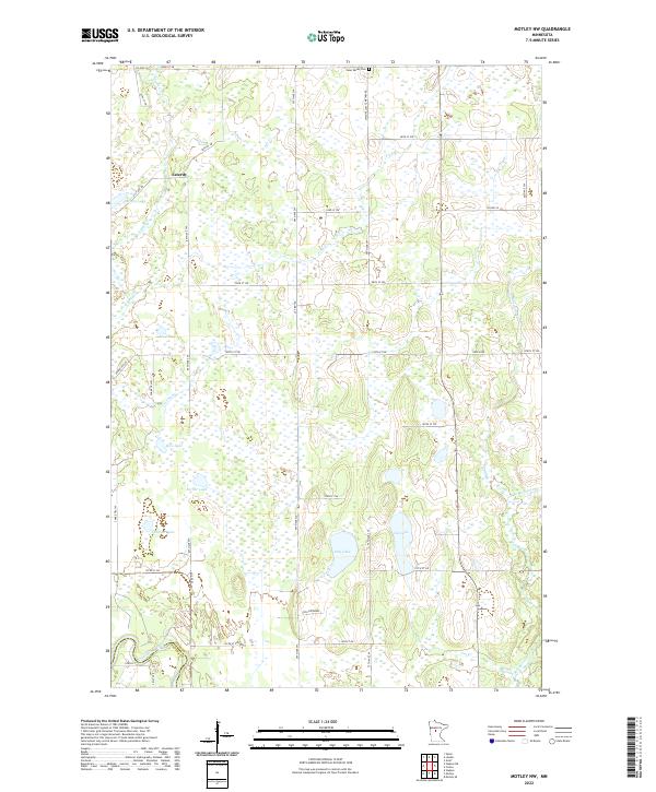 Motley NW 2022 topographic map thumbnail