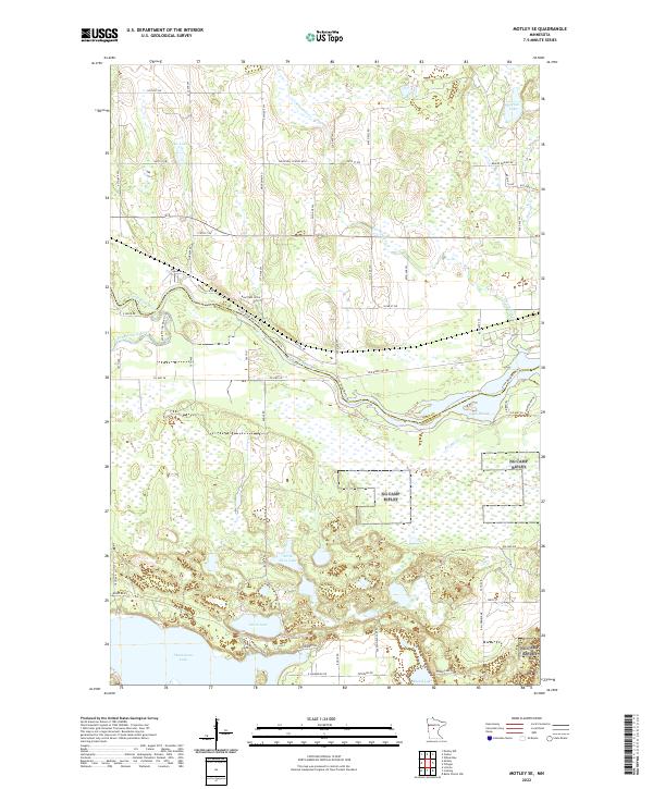 Motley SE 2022 topographic map thumbnail