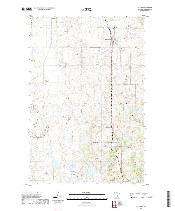 Callaway topographic map thumbnail