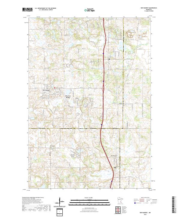New Market topographic map thumbnail
