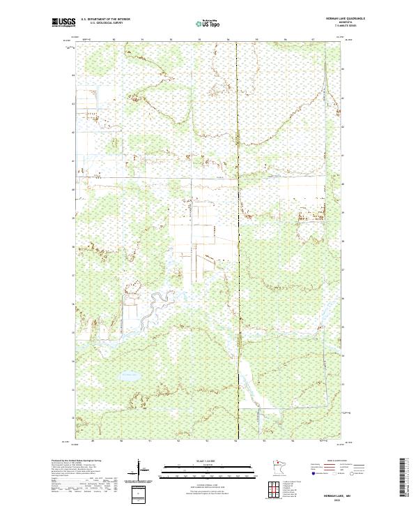 Norman Lake 2022 topographic map thumbnail