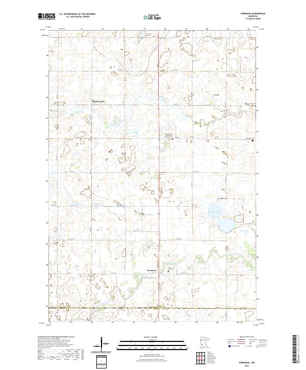 Normania 2022 topographic map thumbnail
