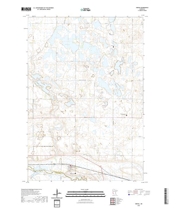 Odessa topographic map thumbnail
