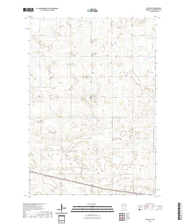 Olivia SE 2022 topographic map thumbnail