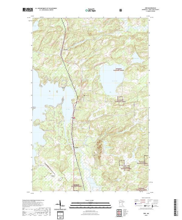 Orr topographic map thumbnail