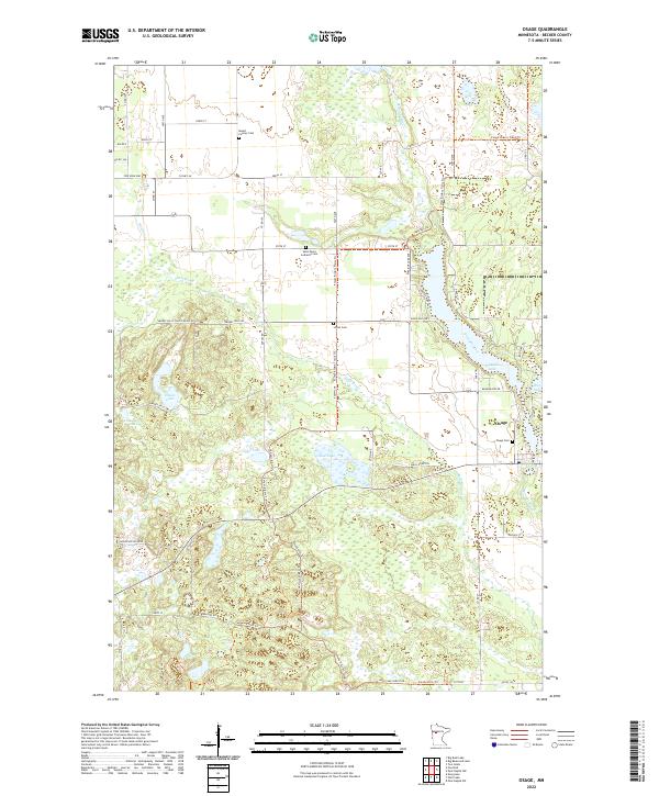 Osage 2022 topographic map thumbnail