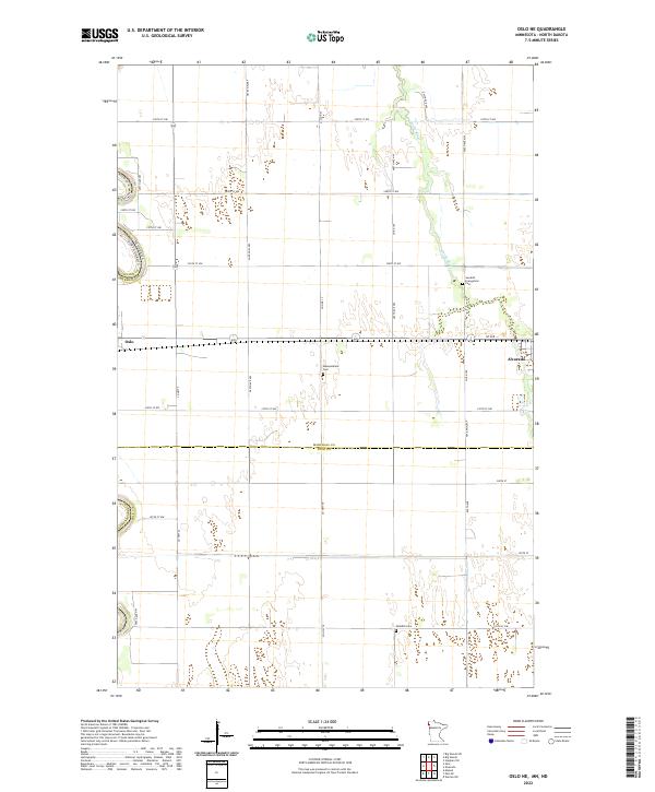 Oslo NE topographic map thumbnail
