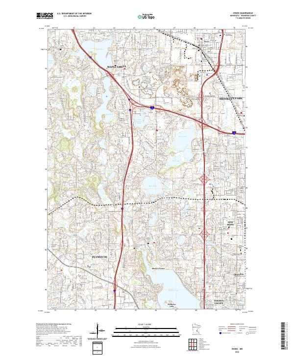 Osseo 2022 topographic map thumbnail