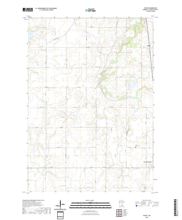 Otisco 2022 topographic map thumbnail