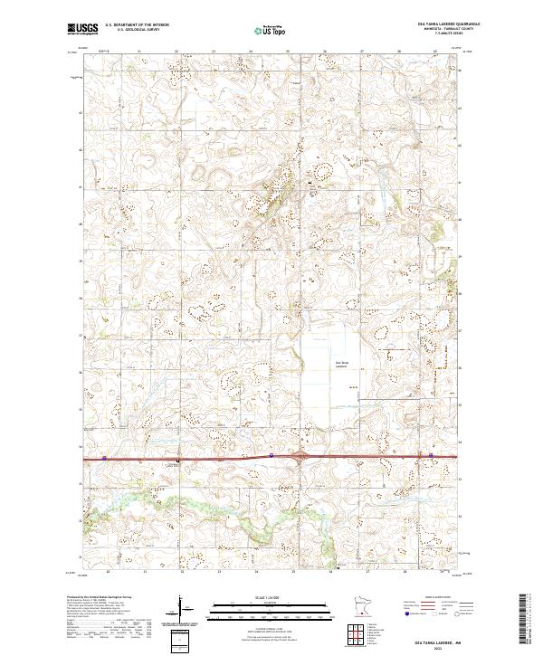 Oza Tanka Lakebed topographic map thumbnail