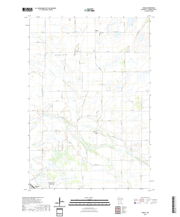 Padua 2022 topographic map thumbnail