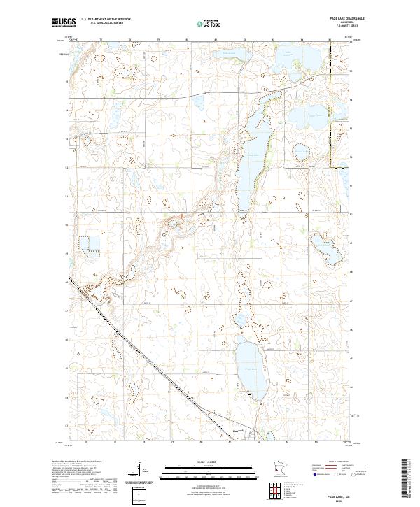 Page Lake topographic map thumbnail