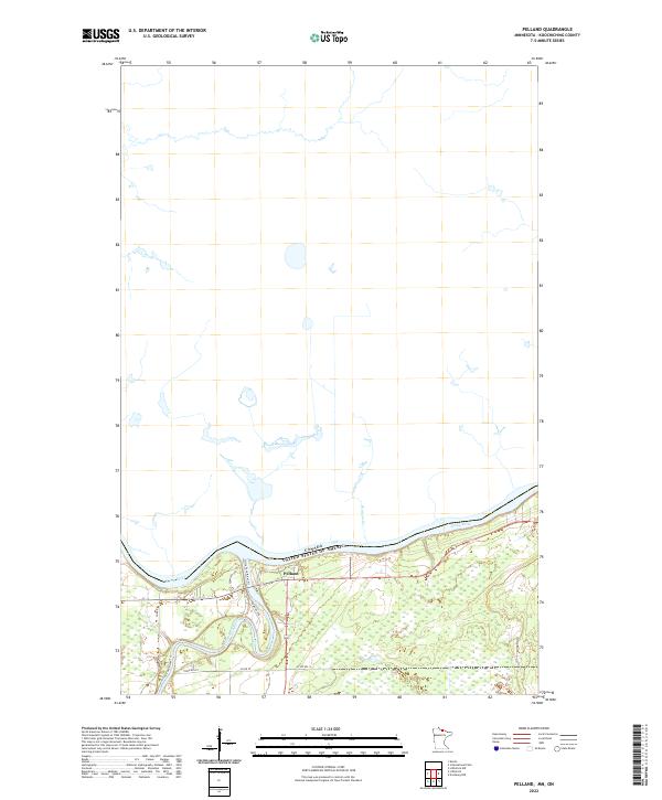 Pelland 2022 topographic map thumbnail