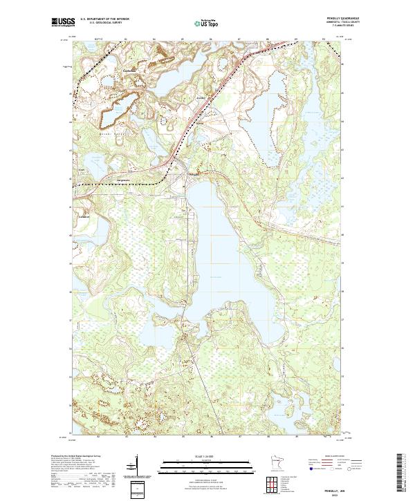 Pengilly 2022 topographic map thumbnail