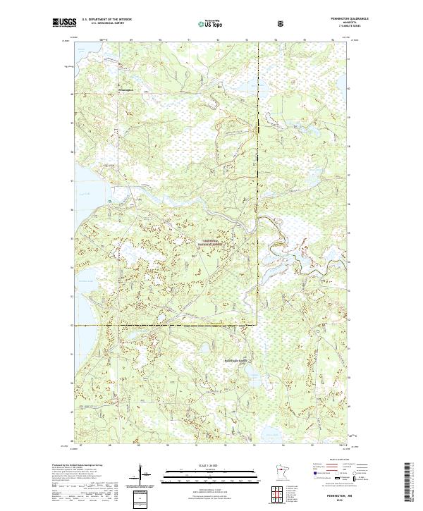 Pennington 2022 topographic map thumbnail