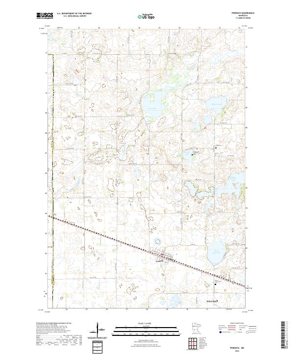 Pennock topographic map thumbnail