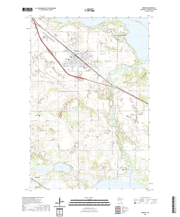 Perham 2022 topographic map thumbnail