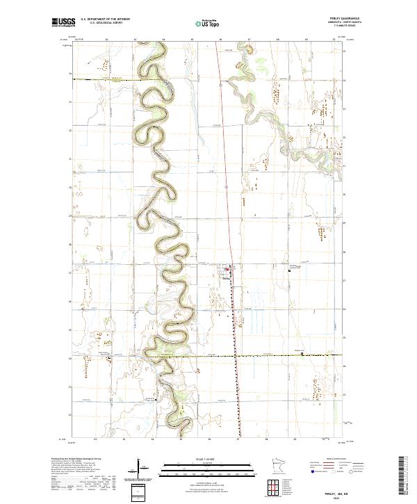 Perley 2022 topographic map thumbnail