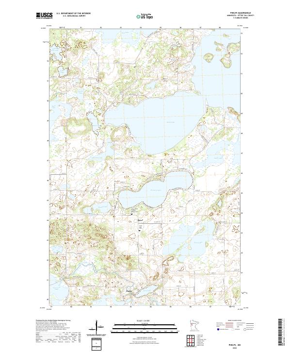 Phelps 2022 topographic map thumbnail