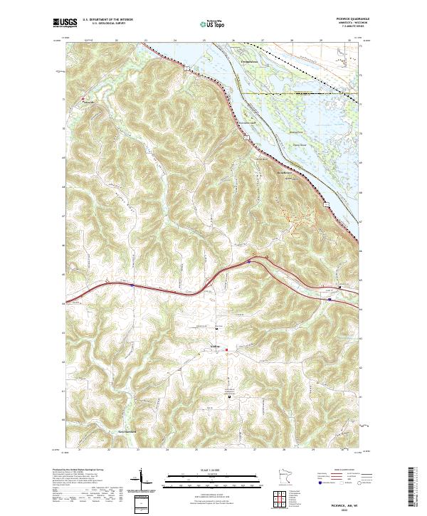 Pickwick 2022 topographic map preview