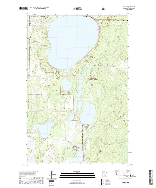 Pike Bay 2022 topographic map thumbnail