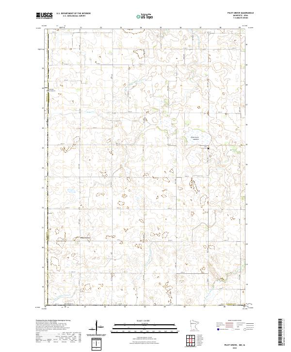 Pilot Grove 2022 topographic map thumbnail