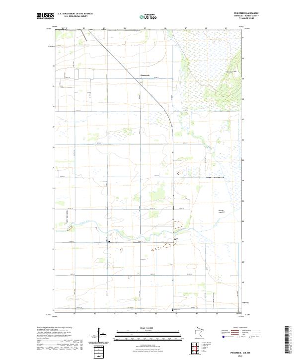 Pinecreek 2022 topographic map thumbnail